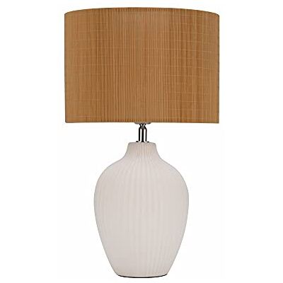 Pauleen 48231 Timber Glow Bordslampa Max. 20 watt Beige, Vit Bambu, Keramik E27 Pauleen 48231 Timber Glow Bordslampa Max. 20 watt Beige, Vit Bambu, Keramik E27