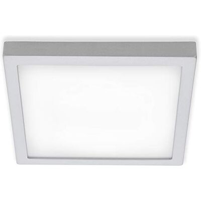 BRILONER 7142-414 LED-lampa, taklampa, 21 watt, 2 000 lumen, 4 000 Kelvin, fyrkantig form, matt krom, 300 x 300 x 32 mm (LxBxH) BRILONER 7142-414 LED-lampa, taklampa, 21 watt, 2 000 lumen, 4 000 Kelvin, fyrkantig form, matt krom, 300 x 300 x 32 mm (LxBxH)