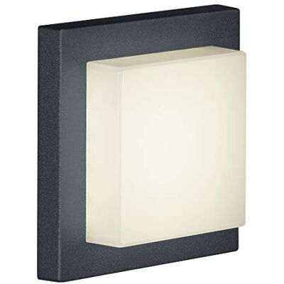 Trio Leuchten LED-yttervägglampa Hondo i aluminiumgjutning, PVC-skärm Trio Leuchten LED-yttervägglampa Hondo i aluminiumgjutning, PVC-skärm