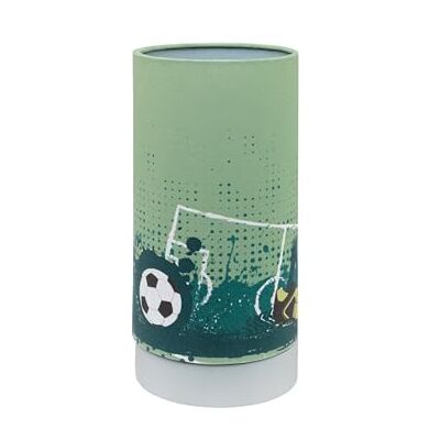 EGLO TABARA Barnlampa, bord motiv, dekoration för pojkar och flickor, lä för barnrum grön/vit, fotboll nattlampa, stål, 6 W EGLO TABARA Barnlampa, bord motiv, dekoration för pojkar och flickor, lä för barnrum grön/vit, fotboll nattlampa, stål, 6 W