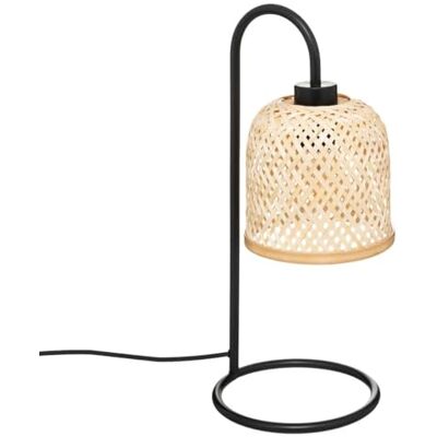ATMOSPHERA CREATEUR D'INTERIEUR LÁMPARA RECTA "ALI" Negra H43,5 cm ATMOSPHERA CREATEUR D'INTERIEUR LÁMPARA RECTA "ALI" Negra H43,5 cm