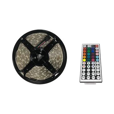 tempo di saldi Flerfärgad LED-remsa med fjärrkontroll spole, självhäftande remsa, 5 meter, 300 lysdioder tempo di saldi Flerfärgad LED-remsa med fjärrkontroll spole, självhäftande remsa, 5 meter, 300 lysdioder