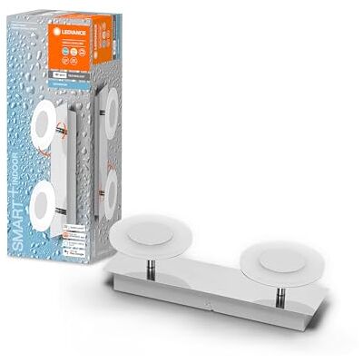 LEDVANCE Armatur: för tak, BADRUM DECORATIVT LÄTT OCH VÄGG MED WIFI-TEKNIK / 15 W, 220...240 V, strålningsvinkel: 110, Tunable White, 3000...6500 K, kroppsmaterial: stål, IP44, Förpackning med 1 st. LEDVANCE Armatur: för tak, BADRUM DECORATIVT LÄTT OCH VÄGG MED WIFI-TEKNIK / 15 W, 220...240 V, strålningsvinkel: 110, Tunable White, 3000...6500 K, kroppsmaterial: stål, IP44, Förpackning med 1 st.