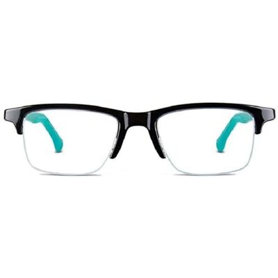 NANO Top Gun Glasögon Unisex barn, Svart glas/grön, 46/17 NANO Top Gun Glasögon Unisex barn, Svart glas/grön, 46/17