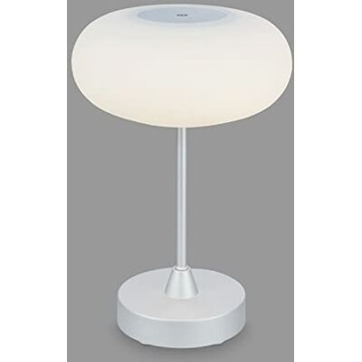 BRILONER LED-bordlampa batteri, dimbar, glas LED-bordlampa sladdlös, touch-funktion, 3.300K varmvitt, krom matt, 150x160 mm (HxD) BRILONER LED-bordlampa batteri, dimbar, glas LED-bordlampa sladdlös, touch-funktion, 3.300K varmvitt, krom matt, 150x160 mm (HxD)