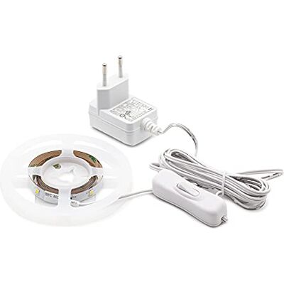 NITYAM 1 meter LED-remsa med färgströmbrytare vit remsa IP20 NITYAM 1 meter LED-remsa med färgströmbrytare vit remsa IP20