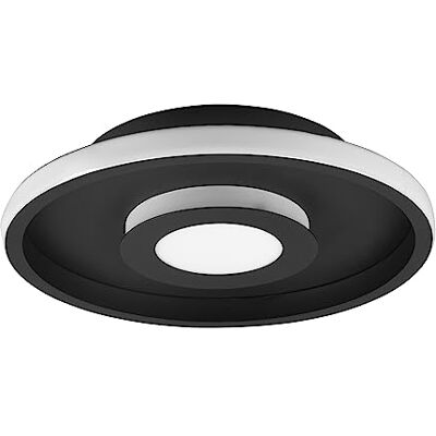 Trio Leuchten LED badrum taklampa Ascari 680810332, metall svart matt, inkl. 28 watt LED, strömbrytare dimmer Trio Leuchten LED badrum taklampa Ascari 680810332, metall svart matt, inkl. 28 watt LED, strömbrytare dimmer