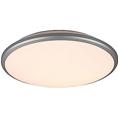 RL LIVE YOUR LIGHT Reality Leuchten LED-taklampa Limbus R67021187, titanfärg, inkl. 20,5 watt LED, strömbrytare dimmer RL LIVE YOUR LIGHT Reality Leuchten LED-taklampa Limbus R67021187, titanfärg, inkl. 20,5 watt LED, strömbrytare dimmer