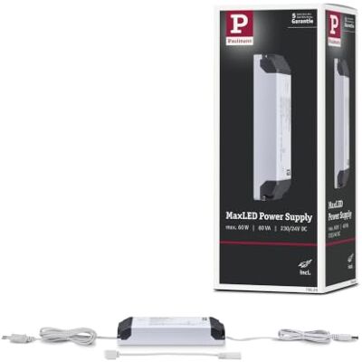 Paulmann 79830 MaxLED Stripe Strömförsörjning vinklad max. 60 watt ljusremsa vit ljusremsa plast transformator79830 Paulmann 79830 MaxLED Stripe Strömförsörjning vinklad max. 60 watt ljusremsa vit ljusremsa plast transformator79830