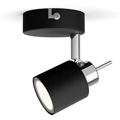 Philips Meranti Ytmonterad spotlight GU10 1x Svart Philips Meranti Ytmonterad spotlight GU10 1x Svart