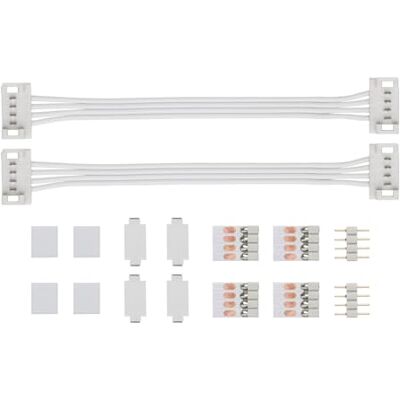 Paulmann 70918 Stripe YourLED Universal Connector 2-pack max. 60 watt ljusremsa vit ljusremsa plastljusremsa Paulmann 70918 Stripe YourLED Universal Connector 2-pack max. 60 watt ljusremsa vit ljusremsa plastljusremsa