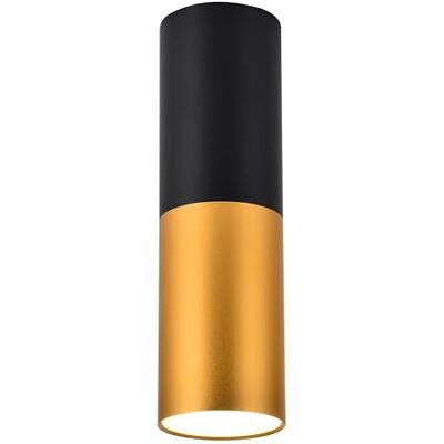 Candellux Lighting TUBE CEILING 1 x 15 W GU10 5,8/20 svart och guld Candellux Lighting TUBE CEILING 1 x 15 W GU10 5,8/20 svart och guld
