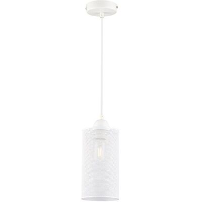 V-TAC VT-7132 Matt vit hängande ljus med vit canopy V-TAC VT-7132 Matt vit hängande ljus med vit canopy