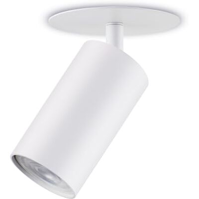 Maclean dold armatur/rör, spot, rund, aluminium, GU10, 55x100mm, vit, MCE364 W Maclean dold armatur/rör, spot, rund, aluminium, GU10, 55x100mm, vit, MCE364 W