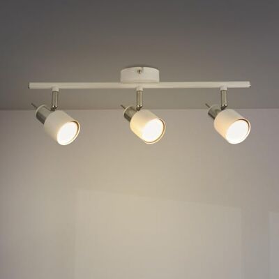M Ledme Taklampa i serien White 3 spotlights, GU10, för torr inomhusbruk IP20, glödlampa ingår ej, lämplig för badrum, vardagsrum, sovrum och kök M Ledme Taklampa i serien White 3 spotlights, GU10, för torr inomhusbruk IP20, glödlampa ingår ej, lämplig för badrum, vardagsrum, sovrum och kök