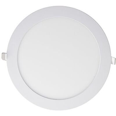 Wonderlamp W-E00046 – LED rund vit downlight, 18W belysning (1450 lumen), 6000K (kallt ljus) UNA vit Wonderlamp W-E00046 – LED rund vit downlight, 18W belysning (1450 lumen), 6000K (kallt ljus) UNA vit