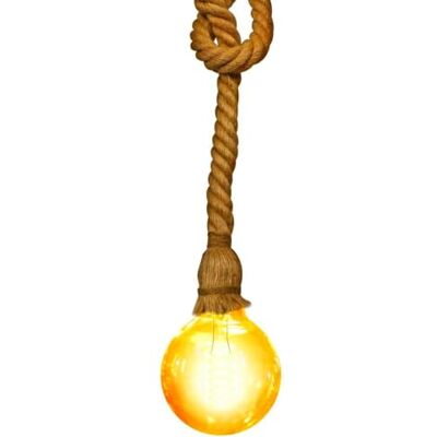 Monkey Ladder Vintage E27 1 m rep hängande lampskärm, metallmaterial, 60 W effekt, perfekt för dekoration och varma miljöer. Designad för: Inomhusbelysning och skapa mysig atmosfär. # Monkey Ladder Vintage E27 1 m rep hängande lampskärm, metallmaterial, 60 W effekt, perfekt för dekoration och varma miljöer. Designad för: Inomhusbelysning och skapa mysig atmosfär. #