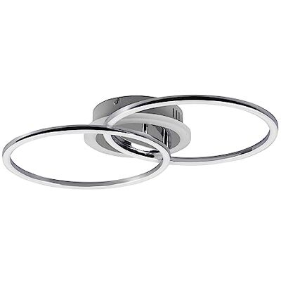 RL LIVE YOUR LIGHT Reality Leuchten LED-taklampa Venida R62783406, metallkrom, inkl. 25 watt LED, strömbrytare dimmer RL LIVE YOUR LIGHT Reality Leuchten LED-taklampa Venida R62783406, metallkrom, inkl. 25 watt LED, strömbrytare dimmer