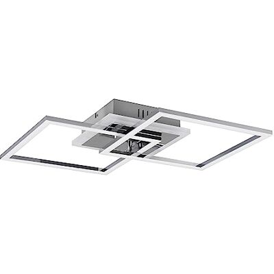 RL LIVE YOUR LIGHT Reality Leuchten LED-taklampa Venida R62793406, metallkrom, inkl. 25 watt LED, strömbrytare dimmer RL LIVE YOUR LIGHT Reality Leuchten LED-taklampa Venida R62793406, metallkrom, inkl. 25 watt LED, strömbrytare dimmer