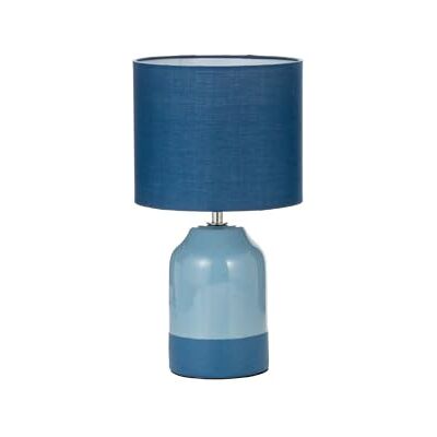 Pauleen 48324 Bordslampa Sandy Glow E14 max 20 W Creme, Blått tyg, Keramik Pauleen 48324 Bordslampa Sandy Glow E14 max 20 W Creme, Blått tyg, Keramik