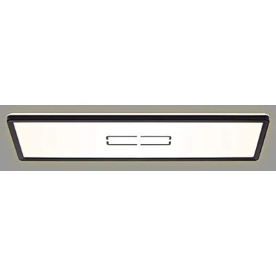 BRILONER Leuchten LED-taklampa med bakgrundsbelysningseffekt, 22 watt 2 700 lumen 4 000 Kelvin vit-svart 580 x 200 x 29 mm (L x B x H) 3394-015 BRILONER Leuchten LED-taklampa med bakgrundsbelysningseffekt, 22 watt 2 700 lumen 4 000 Kelvin vit-svart 580 x 200 x 29 mm (L x B x H) 3394-015