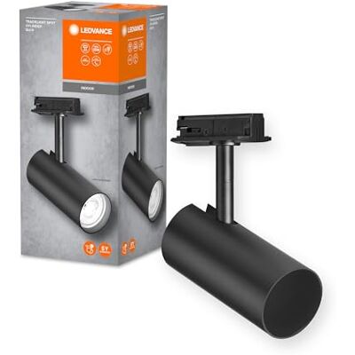 LEDVANCE TRACKLIGHT skensystem armaturhuvud, svart, med GU10-sockel, kan förses med normal eller smart lampa, smart, WiFi, loftliknande design, IP20-skydd LEDVANCE TRACKLIGHT skensystem armaturhuvud, svart, med GU10-sockel, kan förses med normal eller smart lampa, smart, WiFi, loftliknande design, IP20-skydd