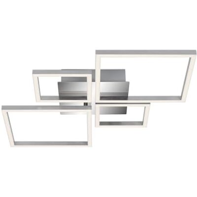 BRILONER lampor LED Taklampa, Vridbar och Dimbar, 48 w, 4.000 lumen, 3.000 Kelvin, Silver, 750x470x73mm BRILONER lampor LED Taklampa, Vridbar och Dimbar, 48 w, 4.000 lumen, 3.000 Kelvin, Silver, 750x470x73mm