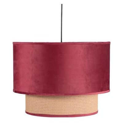 Zarivy Hänge med 2 skärmar 1 x E27 vinröd, mått Regx40 x 40 cm, perfekt för rumsbelysning och inredning. Zarivy Hänge med 2 skärmar 1 x E27 vinröd, mått Regx40 x 40 cm, perfekt för rumsbelysning och inredning.