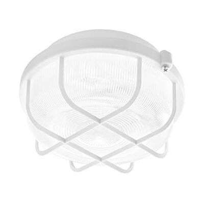 Lena Lighting Ytmonterad rund LED-taklampa HV, 5 W, 210 mm, 610 lumen, Ra>80, 4 000 K, IP44, IK06, vit PC-skärm med galler, energiklass A+ Lena Lighting Ytmonterad rund LED-taklampa HV, 5 W, 210 mm, 610 lumen, Ra>80, 4 000 K, IP44, IK06, vit PC-skärm med galler, energiklass A+