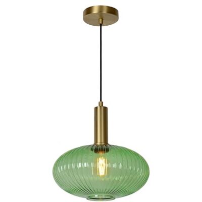 LUCIDE Hänglampa, 40 W, grön LUCIDE Hänglampa, 40 W, grön