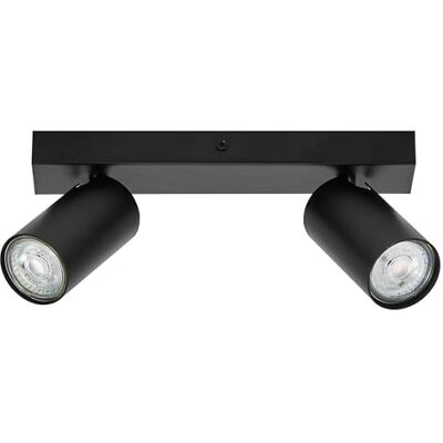 LEDVANCE LED spot Octagon 2 x 3,4 W 927 GU10 BKLEDV, 6,8 W, svart LEDVANCE LED spot Octagon 2 x 3,4 W 927 GU10 BKLEDV, 6,8 W, svart