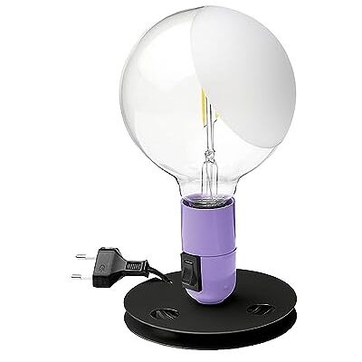 Flos bord Lampadina lila designad av Achille Castiglioni, 5 W, inomhus, 12,5 x 24 cm, F3299042 Flos bord Lampadina lila designad av Achille Castiglioni, 5 W, inomhus, 12,5 x 24 cm, F3299042
