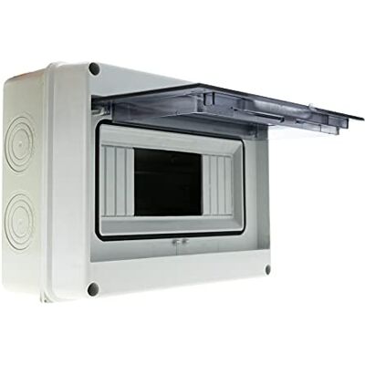 BeMatik.com BeMatik SPN 8M IP65 ABS plastytan Elektrisk fördelningsbox HT BeMatik.com BeMatik SPN 8M IP65 ABS plastytan Elektrisk fördelningsbox HT