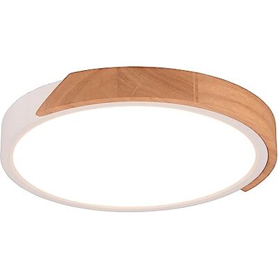 RL LIVE YOUR LIGHT Reality, taklampa, Jano inkl. 1 x LED, SMD, 20,0 watt, 3 000K, 2400 Lm. Naturligt trä, träfärg, kropp: Plast, matt vit Ø:31,5 cm, H: 3,5 cm RL LIVE YOUR LIGHT Reality, taklampa, Jano inkl. 1 x LED, SMD, 20,0 watt, 3 000K, 2400 Lm. Naturligt trä, träfärg, kropp: Plast, matt vit Ø:31,5 cm, H: 3,5 cm