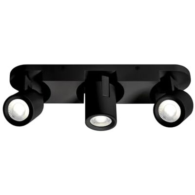 WatioWave 3xGU10 svart aluminiumgrenuttag, perfekt för inomhusbelysning, ger omgivande ljus och belyser utrymmen. WatioWave 3xGU10 svart aluminiumgrenuttag, perfekt för inomhusbelysning, ger omgivande ljus och belyser utrymmen.