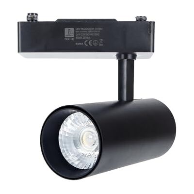 VoltShine Tre tråds svart LED-spotlight, med 24 W effekt. Idealisk för belysning av moderna utrymmen, ger starkt och effektivt ljus, alla miljöer. VoltShine Tre tråds svart LED-spotlight, med 24 W effekt. Idealisk för belysning av moderna utrymmen, ger starkt och effektivt ljus, alla miljöer.