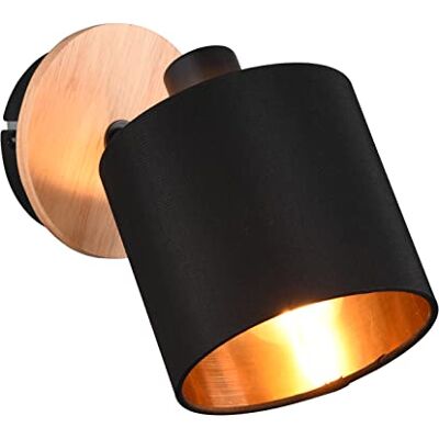 RL LIVE YOUR LIGHT Trio-Leuchten metall- och tyger svart guld e14 RL LIVE YOUR LIGHT Trio-Leuchten metall- och tyger svart guld e14