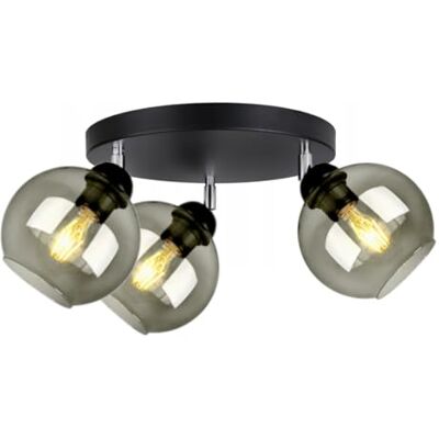 FKL DESIGN Home Deco Taklampa pendellampa klot svart grå vit lampa 830-EG1 FKL DESIGN Home Deco Taklampa pendellampa klot svart grå vit lampa 830-EG1