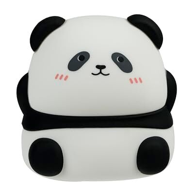 Cartomania Känn dig hemma silikonlampa, Panda, rgb-lampor, 7 olika färger, personligt paket, barn och vuxna, presentidé Cartomania Känn dig hemma silikonlampa, Panda, rgb-lampor, 7 olika färger, personligt paket, barn och vuxna, presentidé