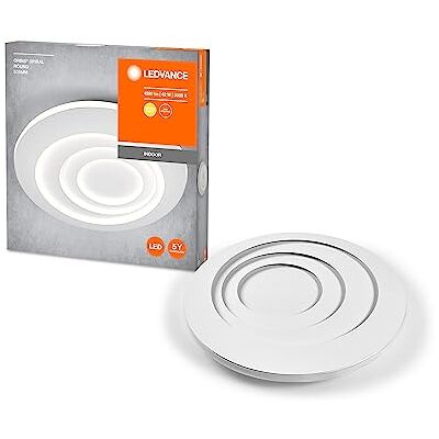LEDVANCE SPIRAL ROUND CL LED taklampa, vit, 38W, 4000lm, 505mm diameter, mycket homogen ljusfördelning, indirekt ljus, integrerad LED modul, lång livslängd, 3000K LEDVANCE SPIRAL ROUND CL LED taklampa, vit, 38W, 4000lm, 505mm diameter, mycket homogen ljusfördelning, indirekt ljus, integrerad LED modul, lång livslängd, 3000K