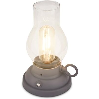 BRILONER Trådlös LED-bord IP44 med touchfunktion, dimbar, utbytbart batteri, trådlös sänglampa, LED-oljelampa, utomhusbord, 10,5 x 17,5 cm, antracit BRILONER Trådlös LED-bord IP44 med touchfunktion, dimbar, utbytbart batteri, trådlös sänglampa, LED-oljelampa, utomhusbord, 10,5 x 17,5 cm, antracit