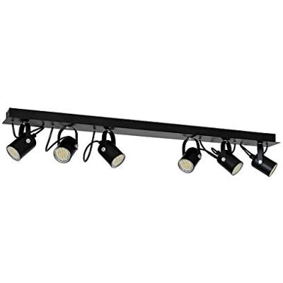 Homemania Picoblack spotlight svart metall 92 x 15 x 15 cm Homemania Picoblack spotlight svart metall 92 x 15 x 15 cm