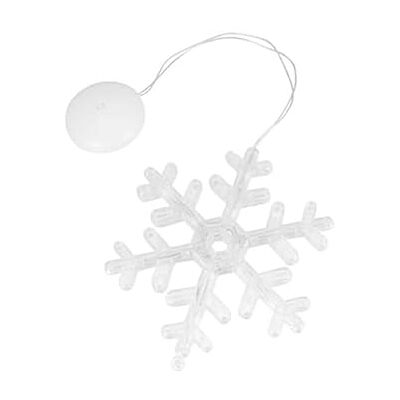 Levitantes Hänge Batteridriven snöflingelampa med sugkopp, varmvit, perfekt för att dekorera alla utrymmen* Levitantes Hänge Batteridriven snöflingelampa med sugkopp, varmvit, perfekt för att dekorera alla utrymmen*