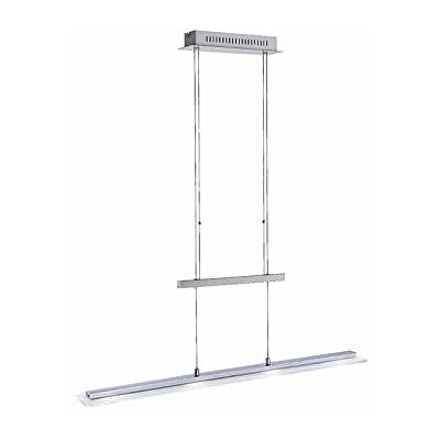 Fischer & Honsel Pendellampa 4 x LED 5 W // nickel matt/krom, Gl.sat. L.88 cm, 69394, matt nickel/krom Fischer & Honsel Pendellampa 4 x LED 5 W // nickel matt/krom, Gl.sat. L.88 cm, 69394, matt nickel/krom