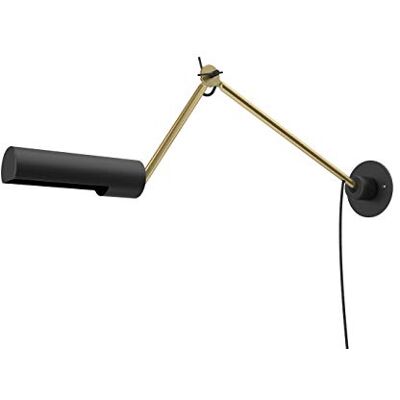 LUCIDE SLENDER – vägglampa – 1 x E27 – svart LUCIDE SLENDER – vägglampa – 1 x E27 – svart