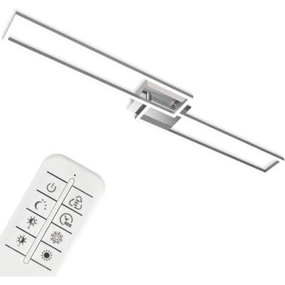 BRILONER Leuchten 3145-018 LED Taklampa med Fjärrkontroll, 40 W, Vit, 7,8 x 24,8 x 110 cm BRILONER Leuchten 3145-018 LED Taklampa med Fjärrkontroll, 40 W, Vit, 7,8 x 24,8 x 110 cm