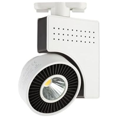 VoltShine 33 W 4000 K LED-strålkastare, två trådar, idealisk för rumsbelysning och för att framhäva föremål i museer eller butiker. VoltShine 33 W 4000 K LED-strålkastare, två trådar, idealisk för rumsbelysning och för att framhäva föremål i museer eller butiker.
