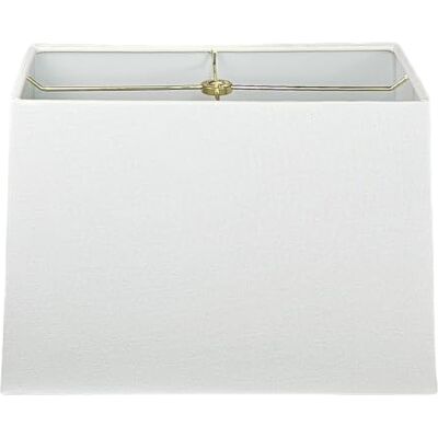 Royal Designs, Inc. Royal Designs lampskärm, fyrkantig, hård sjal, linne vit, (8 x 16) x (10 x 18) x 12 Royal Designs, Inc. Royal Designs lampskärm, fyrkantig, hård sjal, linne vit, (8 x 16) x (10 x 18) x 12