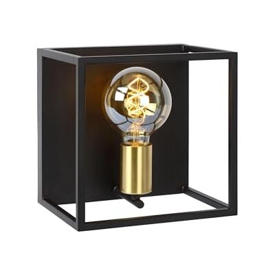 LUCIDE RUBEN – vägglampa – 1 x E27 – svart LUCIDE RUBEN – vägglampa – 1 x E27 – svart