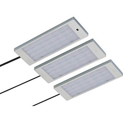 Rolux LED underbelysnings set, 4 W, silver/grå, 210 x 75 x 13,5 mm Rolux LED underbelysnings set, 4 W, silver/grå, 210 x 75 x 13,5 mm